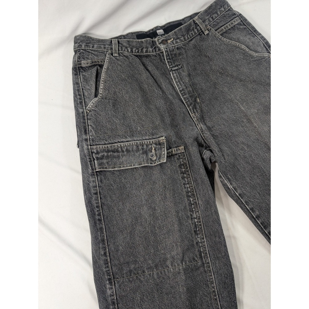 Vintage Marithe Francois Girbaud Black Wash Jeans 36x32 Baggy Hip Hop Y2k Cargos